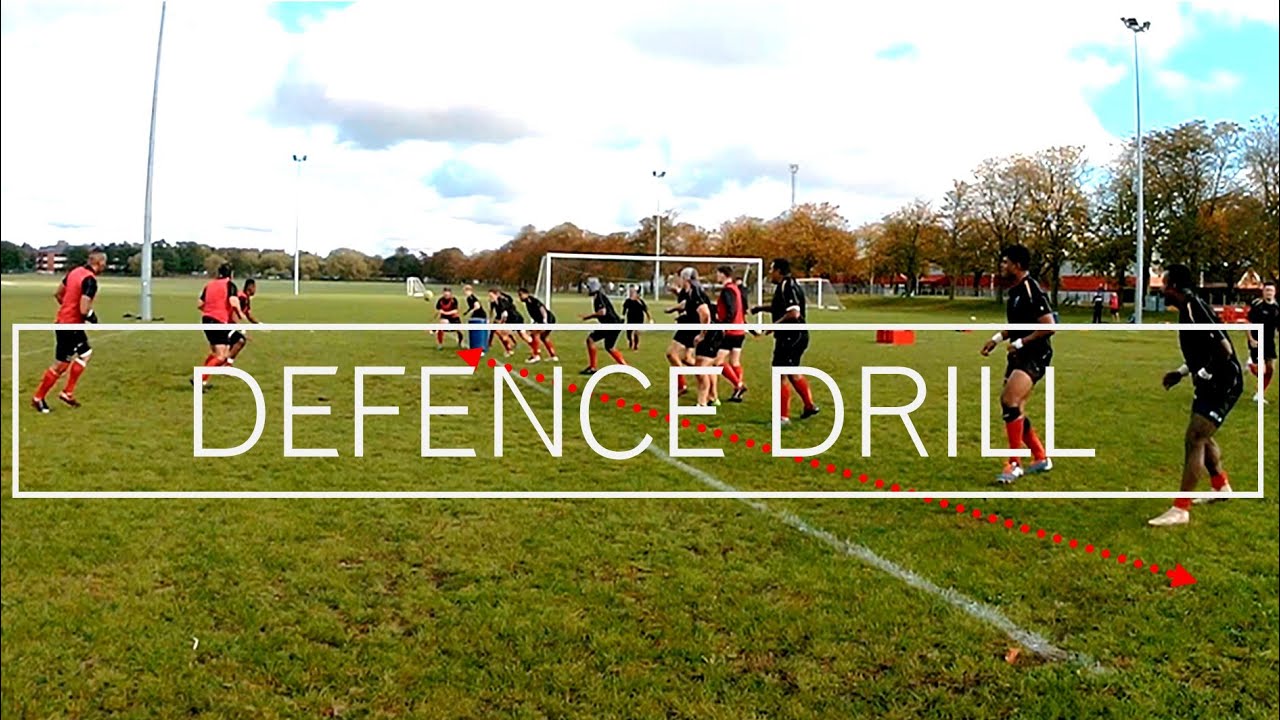 RUGBY UNION  DEFENSIVE SHAPE SESSION