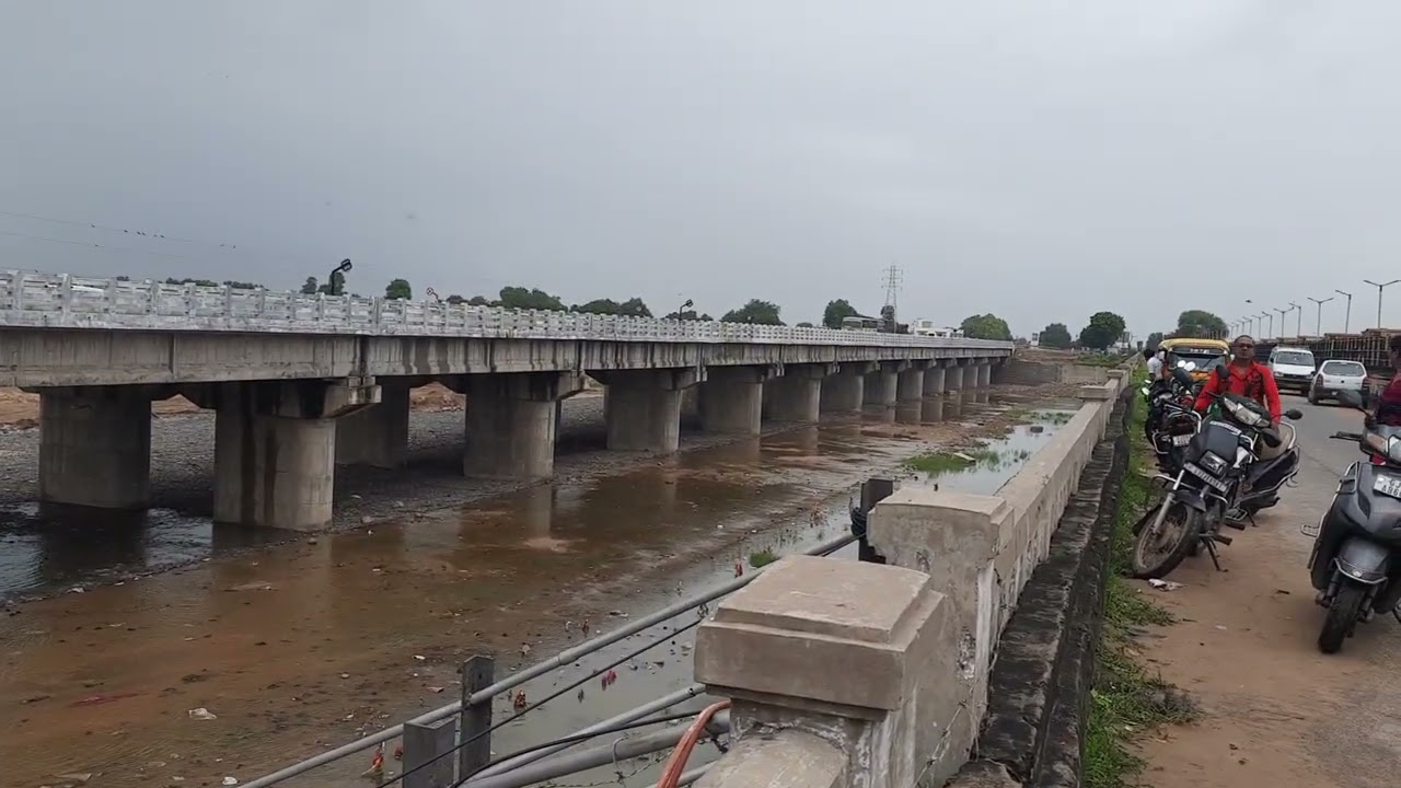 saraswati dam patan | saraswati river patan | saraswati nadi patan 24th August 2022 heavy rain 🌧