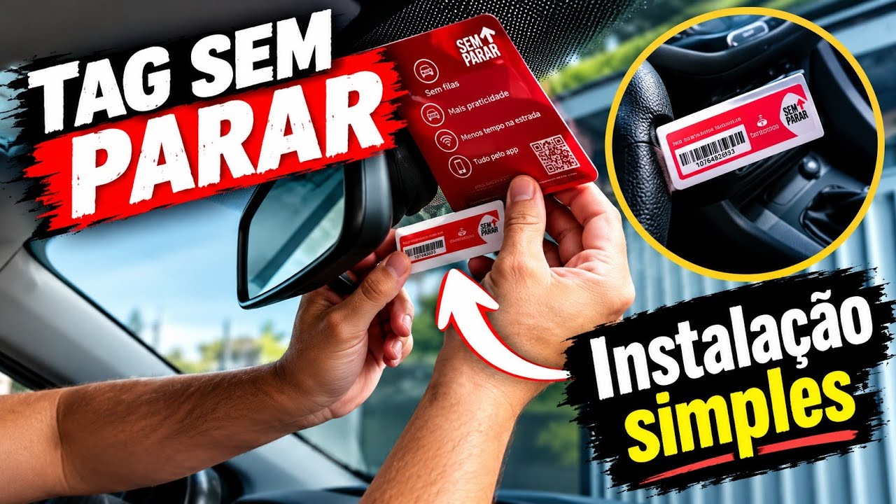 Como fazer a instalação da TAG Sem Parar no seu veículo