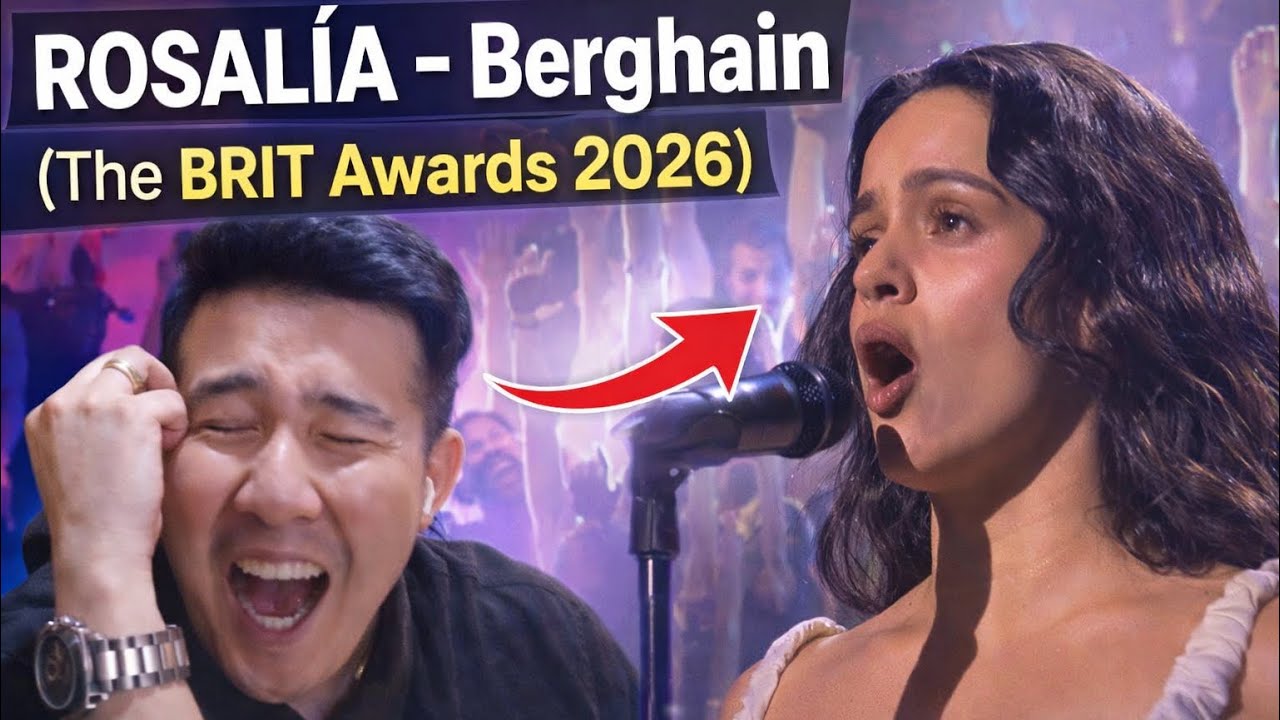ROSALÍA - Berghain (Live at The BRIT Awards 2026) ft. Björk | REACTION