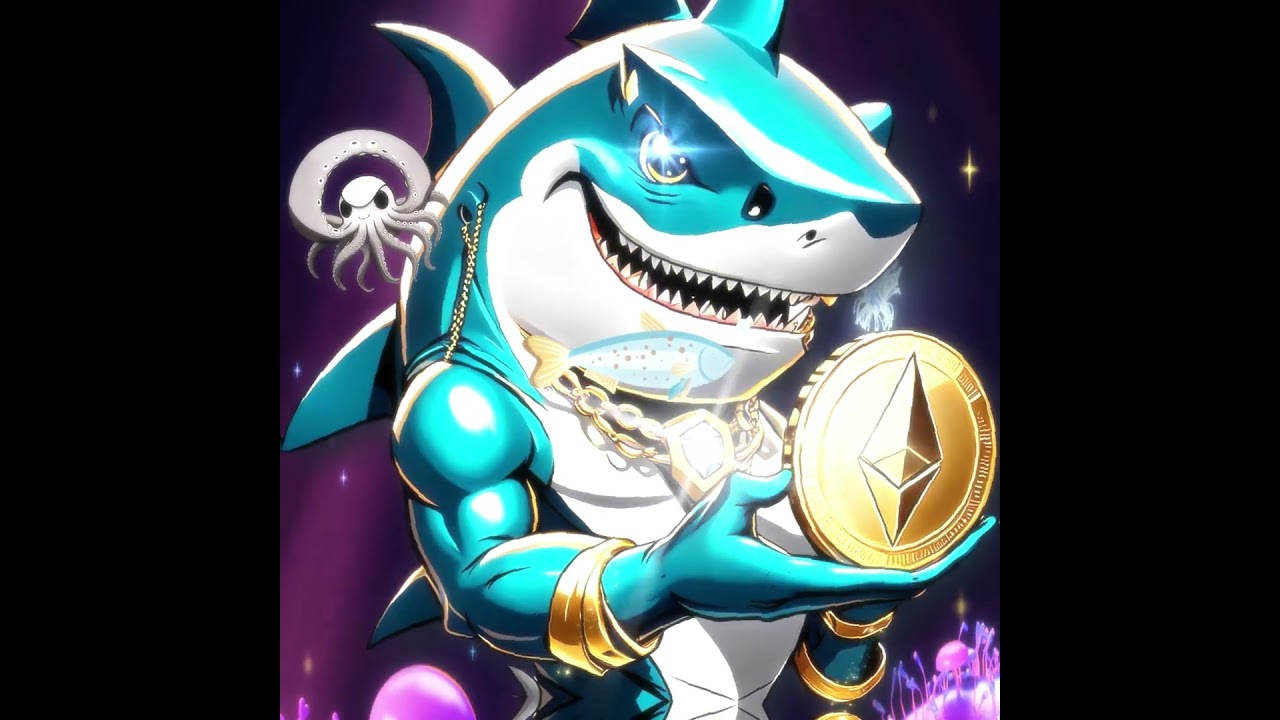 👑 Crypto Fantasy Toon #0032 (Sharky CryptoVision, the King of Ether) #cro #crofam #cronos