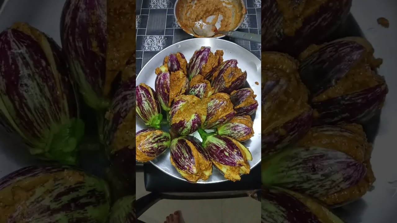 Mere style mein masala baingan ki recipe 🍲😋