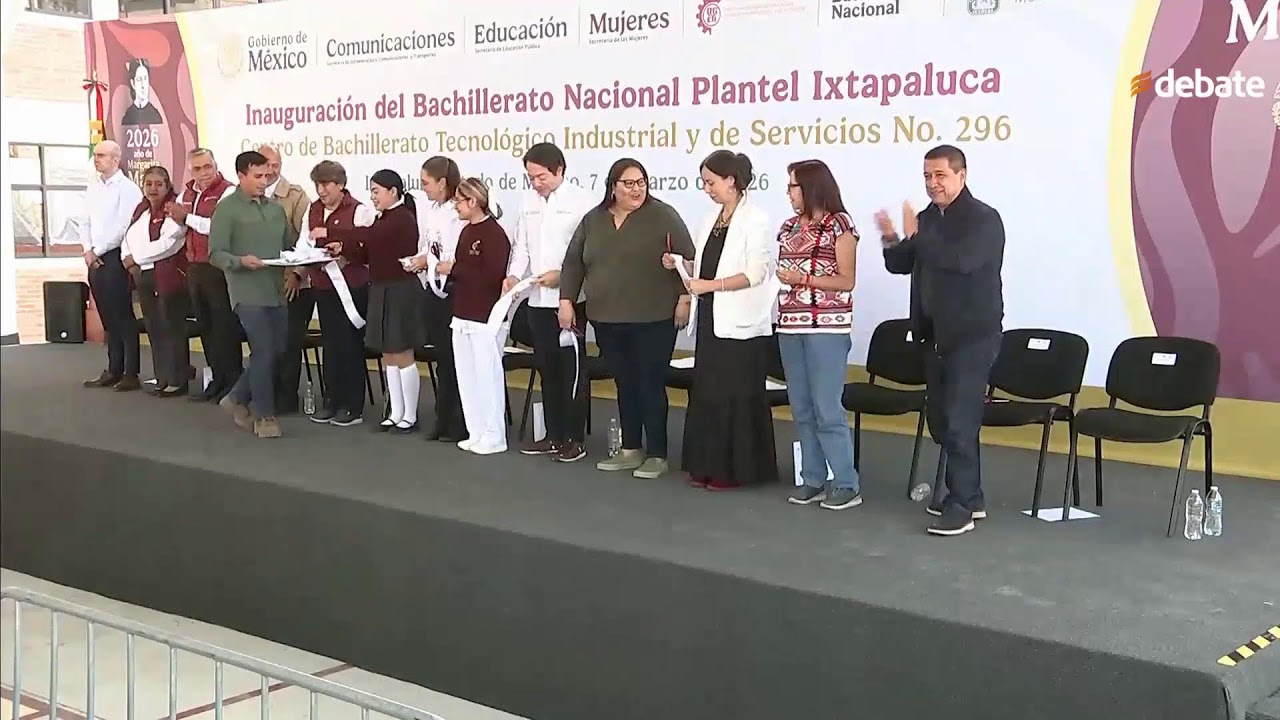 Claudia Sheinbaum inaugura el Bachillerato Nacional en Ixtapaluca, Edomex 🎓🇲🇽