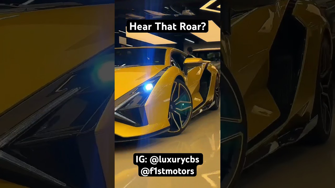 Unleashing the Lamborghini Sian&rsquo;s Roar: Dubai&rsquo;s Most Elite Supercar Showroom Experience |GSCN Videos