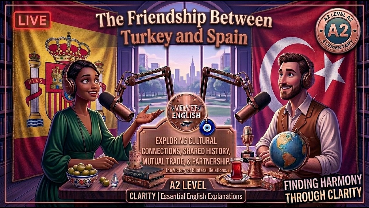 🇹🇷 Turkey & 🇪🇸 Spain Friendship | Slow A2 English Podcast