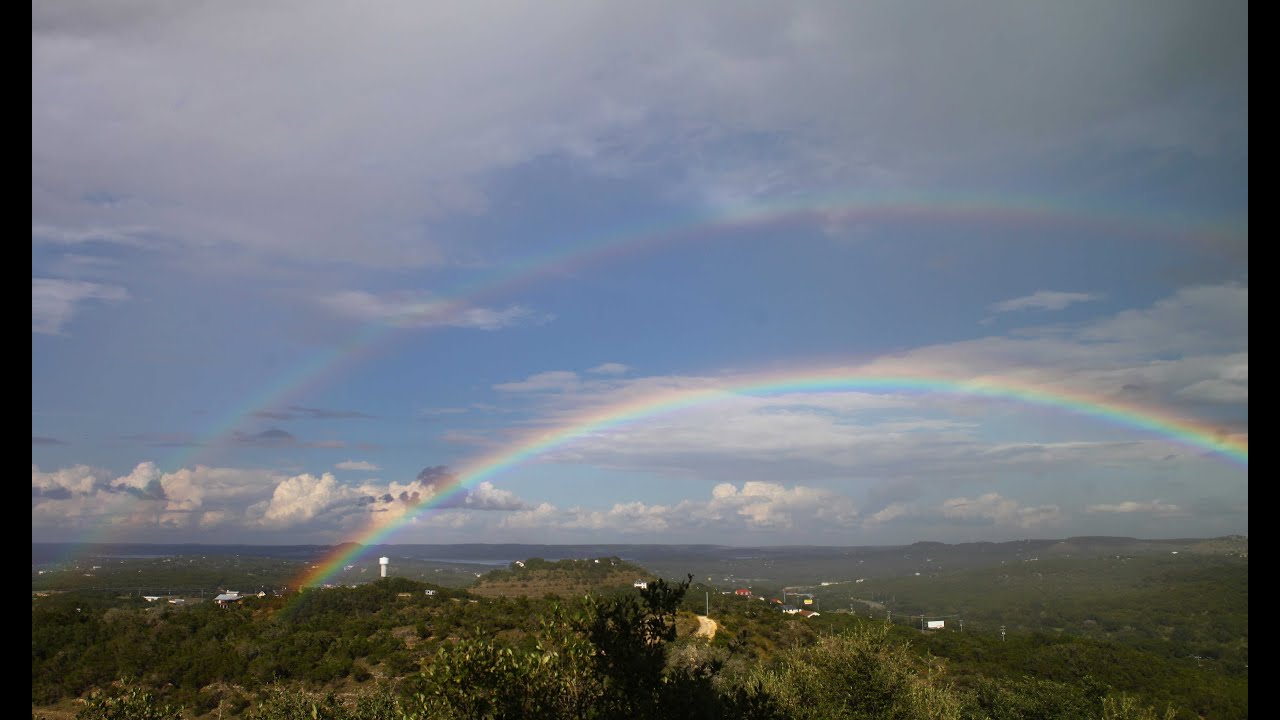 Pretty Rainbow/Showers Time Lapse (September 20, 2014)