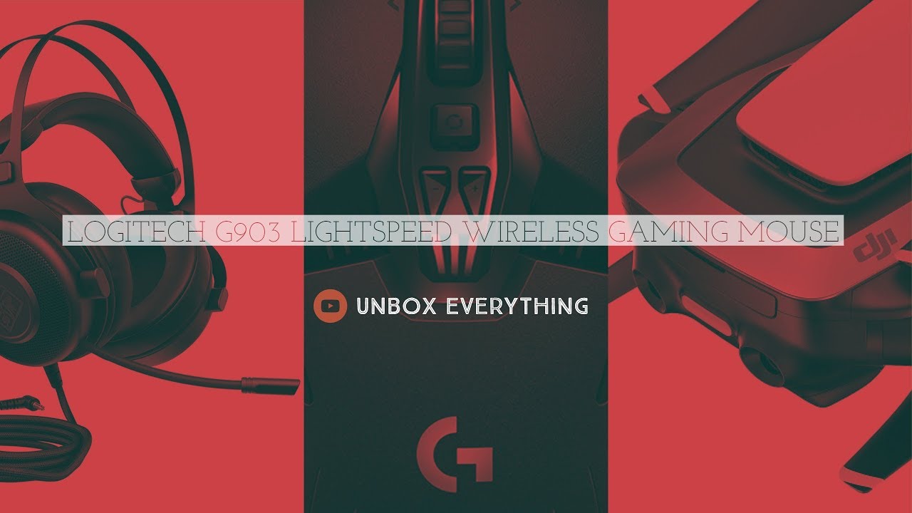 Logitech G903 LIGHTSPEED Wireless Gaming Mouse unboxing video