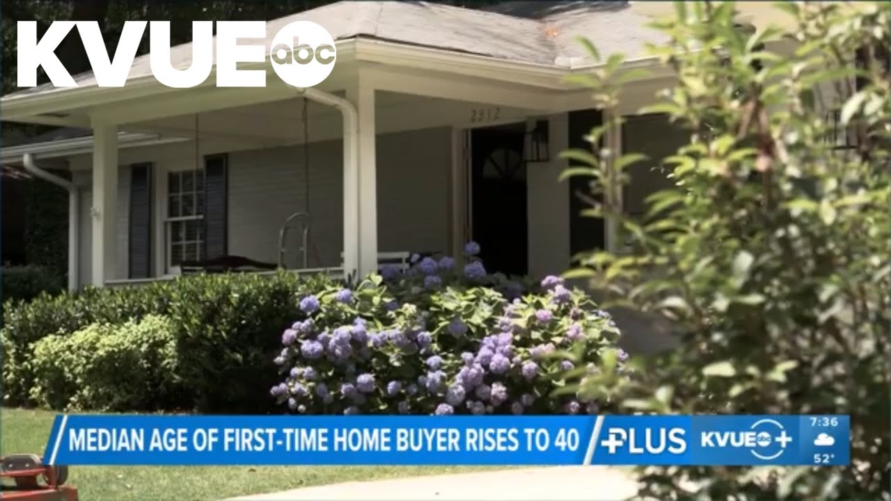 Average age of first-time home buyer increases to 40