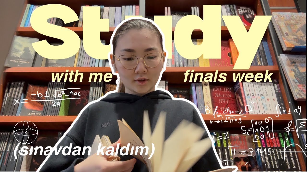 Benimle Sınav için Ders Çalışın | Study With Me