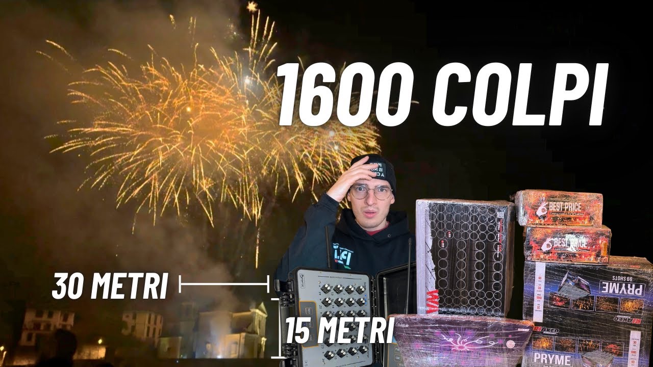 Il NOSTRO SPETTACOLO PIROTECNICO di CAPODANNO 2025 al LAGO: più di 1600 colpi in 10 minuti!