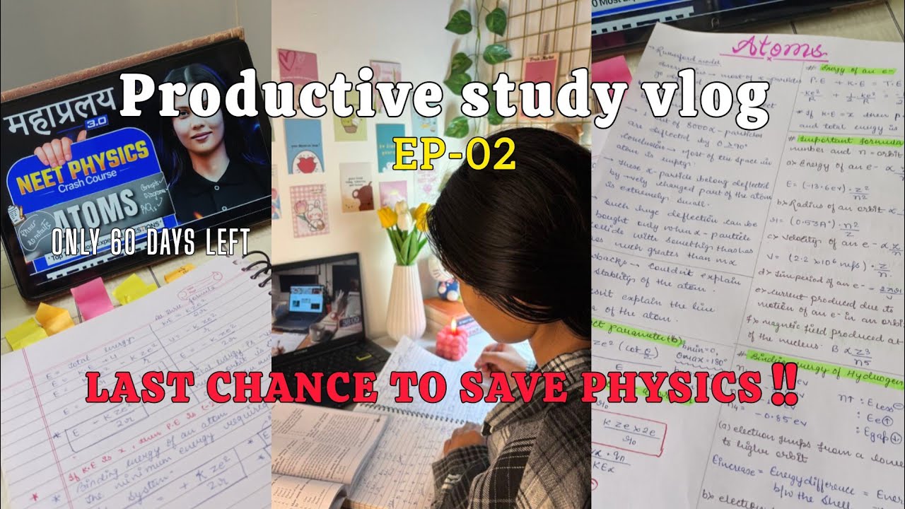 Last Chance to Save Physics 🔥‼️|Episode -02 Neet Study Vlog #neet #physics #unacademy #neet2026 