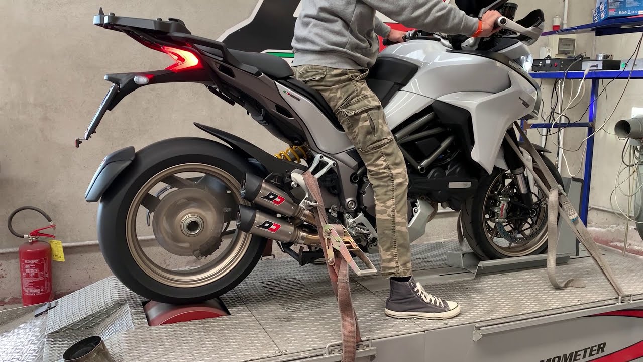 Ducati Multistrada 1260 QD Exhaust Twin Gunshot + Map