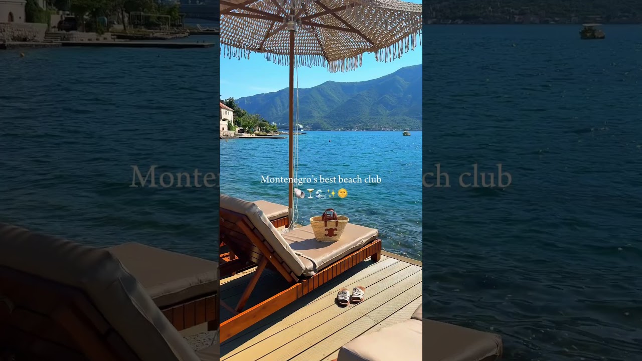 MONTENEGRO&rsquo;S BEST BEACH CLUB #montenegrotravel #eurosummer  #hiddengems