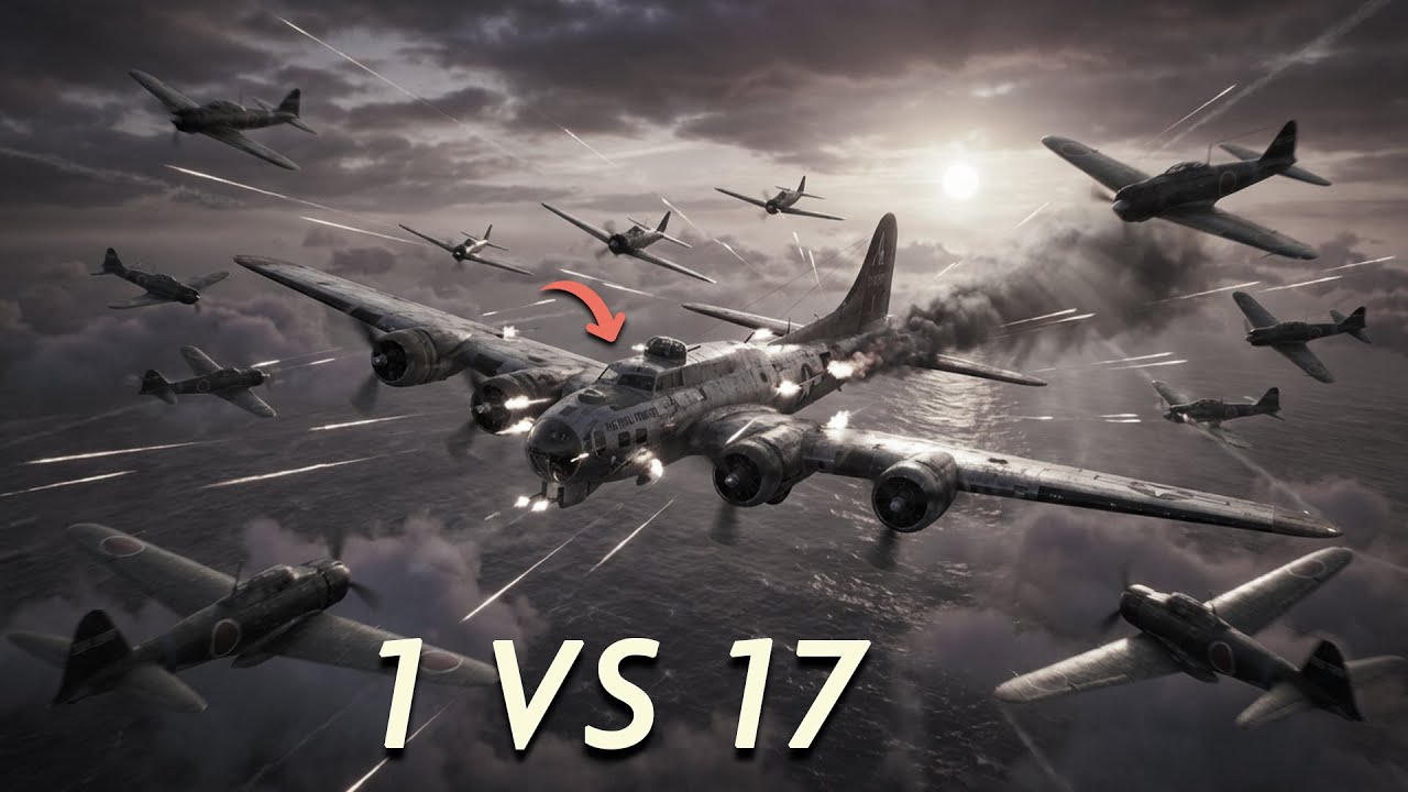 Why 17 Japanese Zeros Couldn't Shoot Down This One B-17