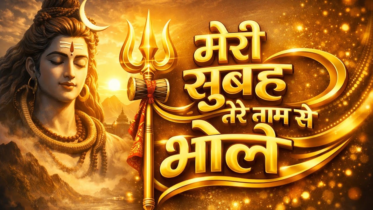 मेरी सुबह तेरे नाम से भोले | Soulful Shiv Bhajan | ॐ नमः शिवाय | Morning Shiv Bhajan |Mahadev Bhakti