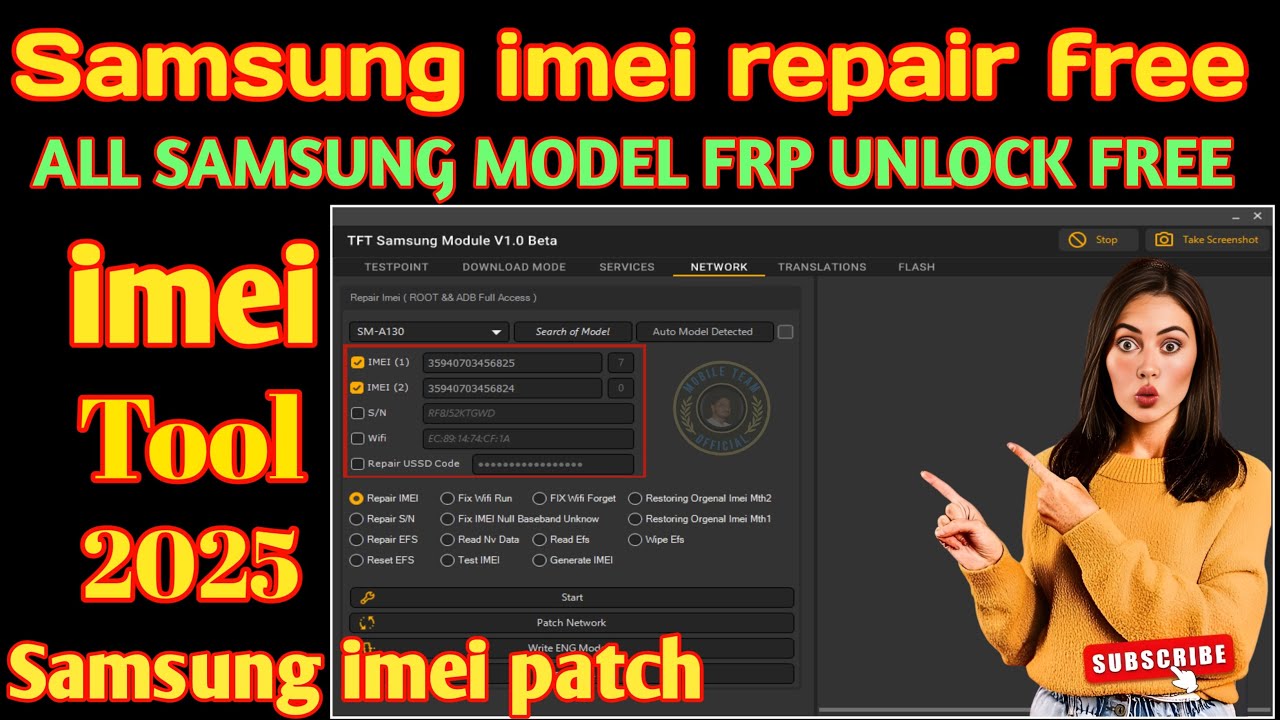 Samsung imei repair tool without box | Samsung imei patch free tool | Samsung imei repair tool 2025