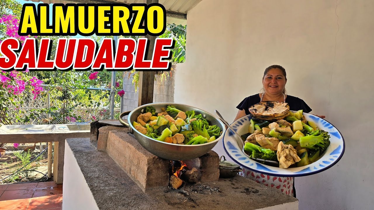 Hoy prepare,  UNA PECHUGA DE POLLO  con  VERDURAS 😋 #AMOR 