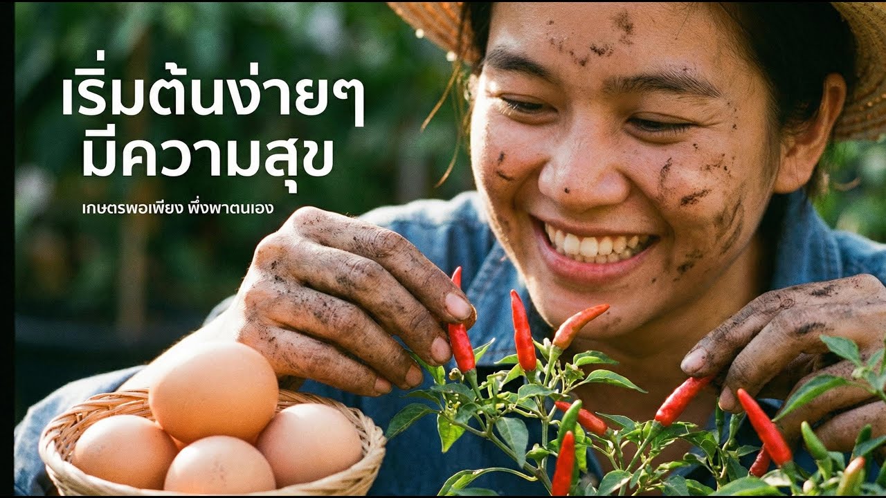 จากวิกฤตสู่ความสุข: ชีวิตเกษตรพอเพียงง่ายๆ 🌱 สร้างได้จริง!