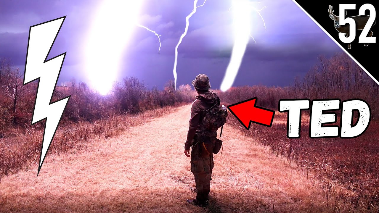 ALMOST STRUCK BY LIGHTNING!!! 🌩 (Hunting THROUGH a Storm!)