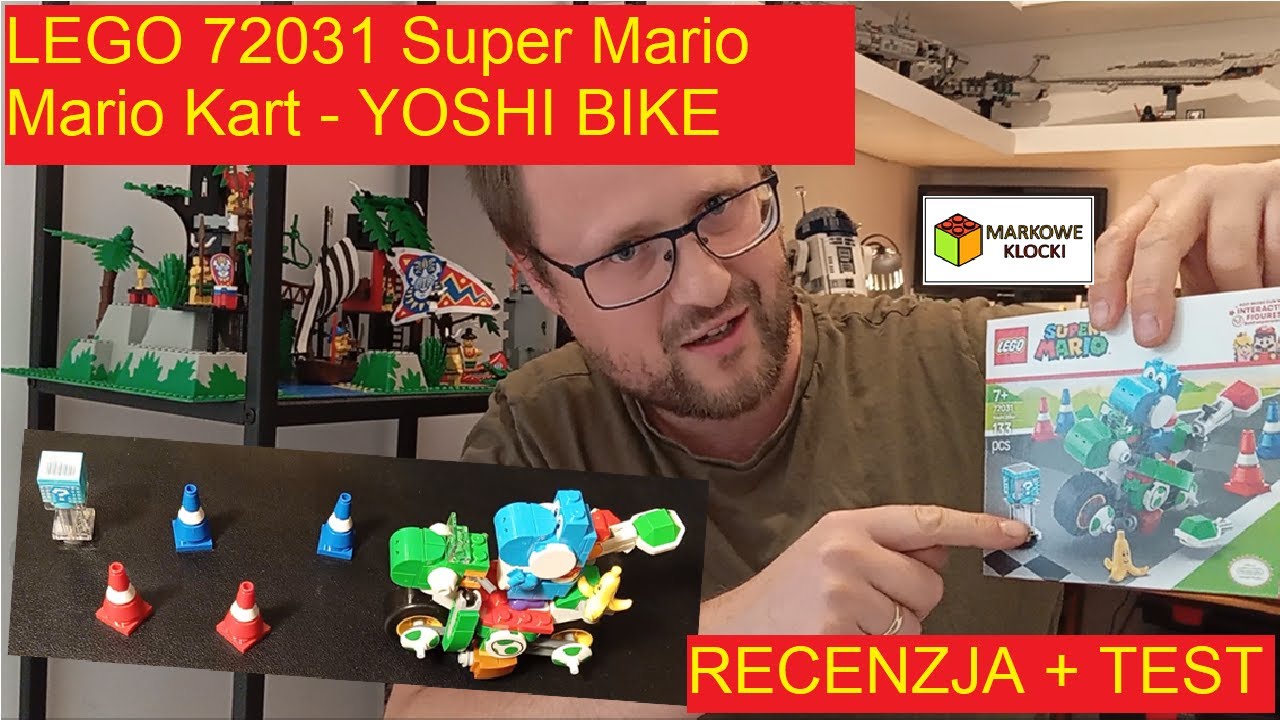 Recenzja LEGO 72031 Super Mario - Mario Kart - Yoshi Bike