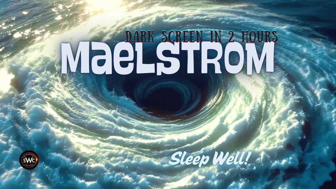 deep ocean maelstrom ambience for sleep | distant roaring water & hypnotic vortex sounds