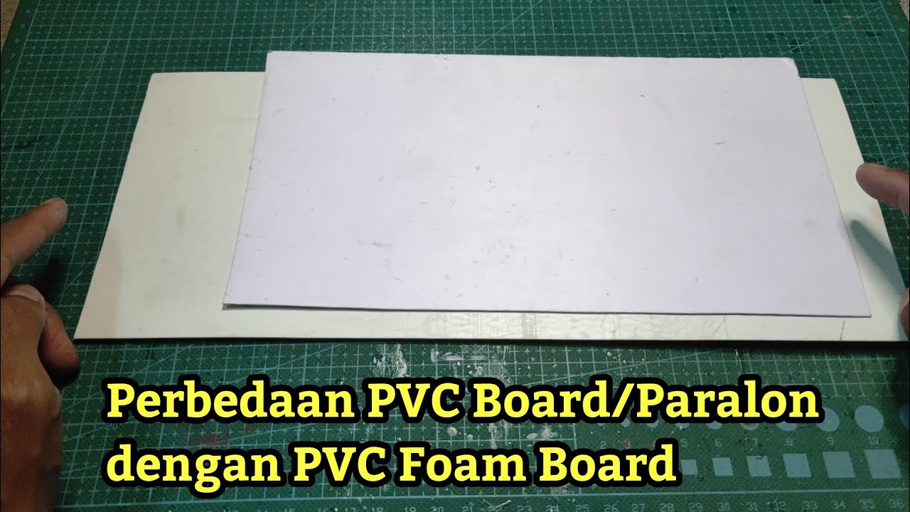 Perbedaan Pipa PVC Paralon dengan PVC Foam Board | Review lengkap