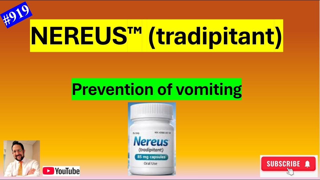NEREUS™ (традипитант) - Предотвращение рвоты