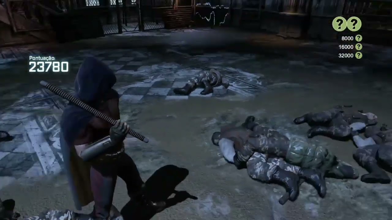 Desafio de combate com o Robin - Batman Arkhan City