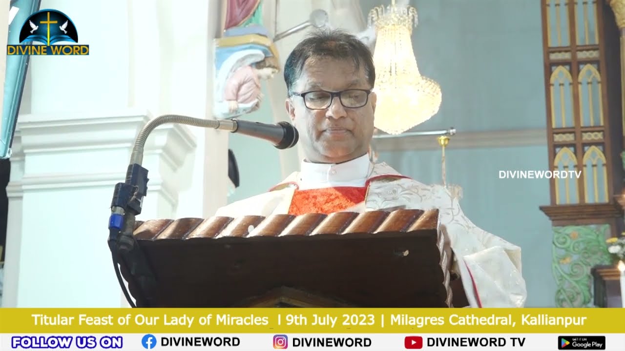 Titular Feast of Our Lady of Miracles  l 9th July 2023 | Milagres Cathedral, Kallianpur