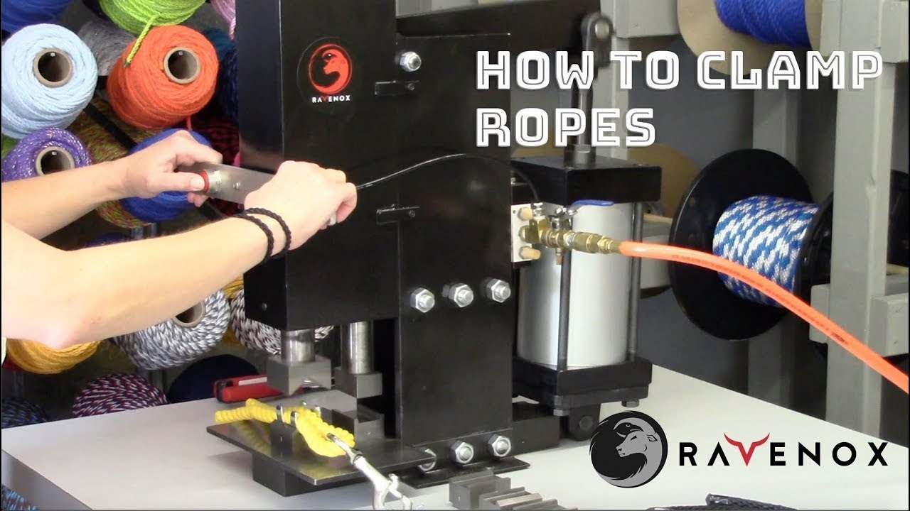 Ravenox Rope Clamp Machines | How to Clamp Rope | How to Use Rope Clamp | Metal Rope Clamps 