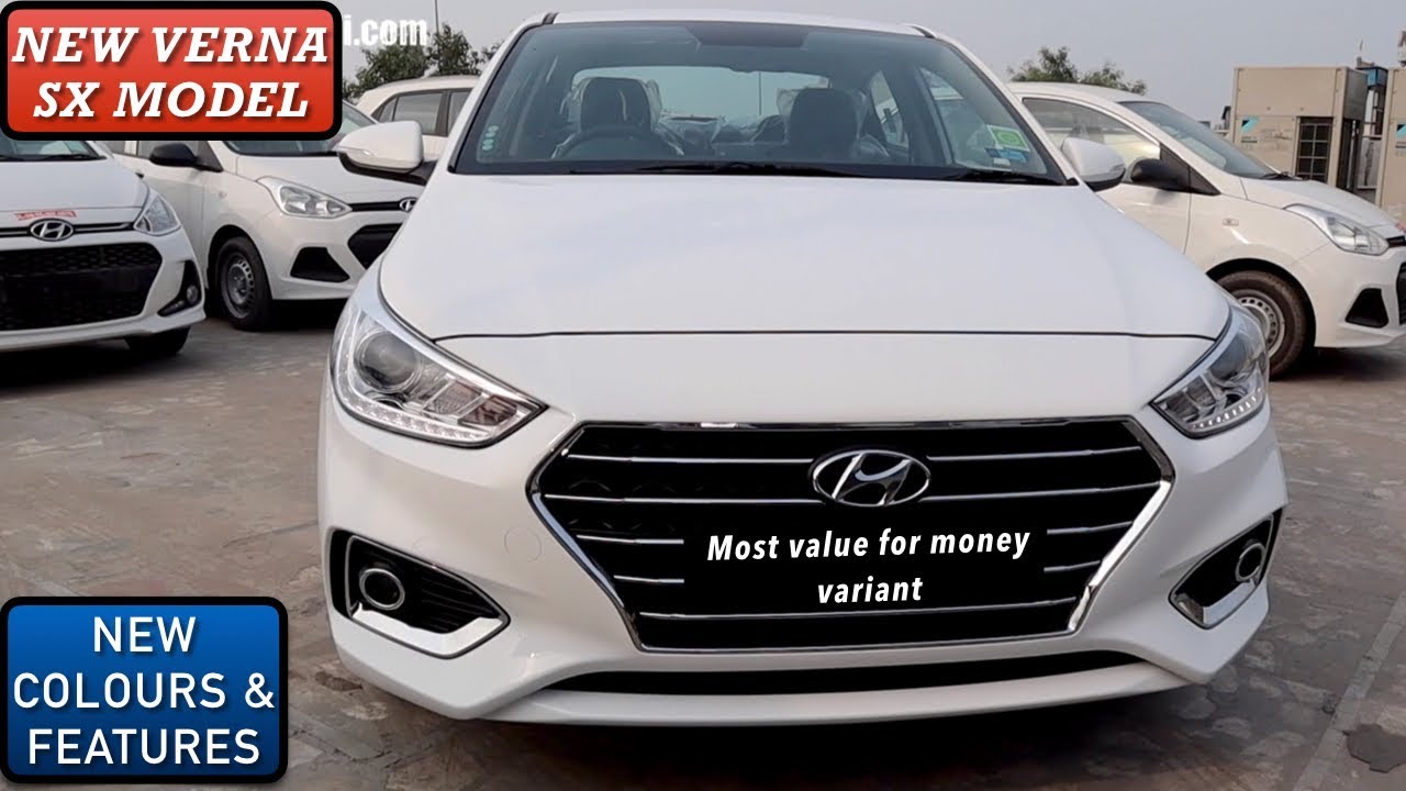 Verna SX 2020 Review,On Road Price,Interior,Colours,Features | Verna SX
