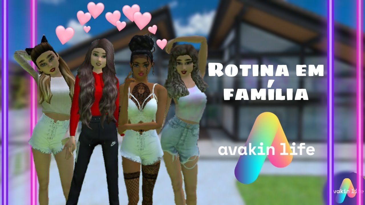 💕ROTINA FAMÍLIA KAWAII//FAMÍLIA KAWAII//Kawaii avakin💕
