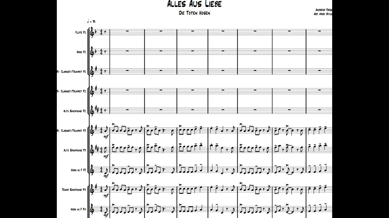 Die Toten Hosen - Alles aus Liebe for Flex-Band