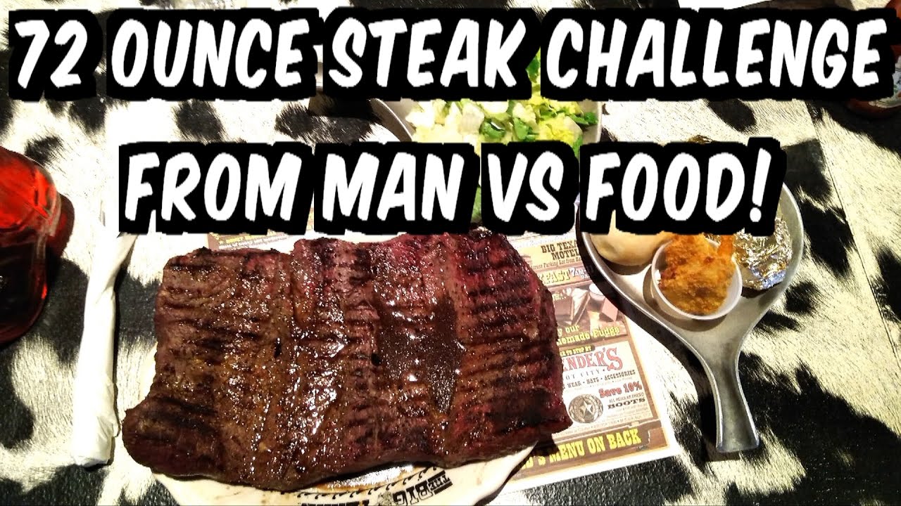 Big 72 Ounce Steak Challenge at the Big Texan *from Man Vs Food*  | Freak Eating in Texas