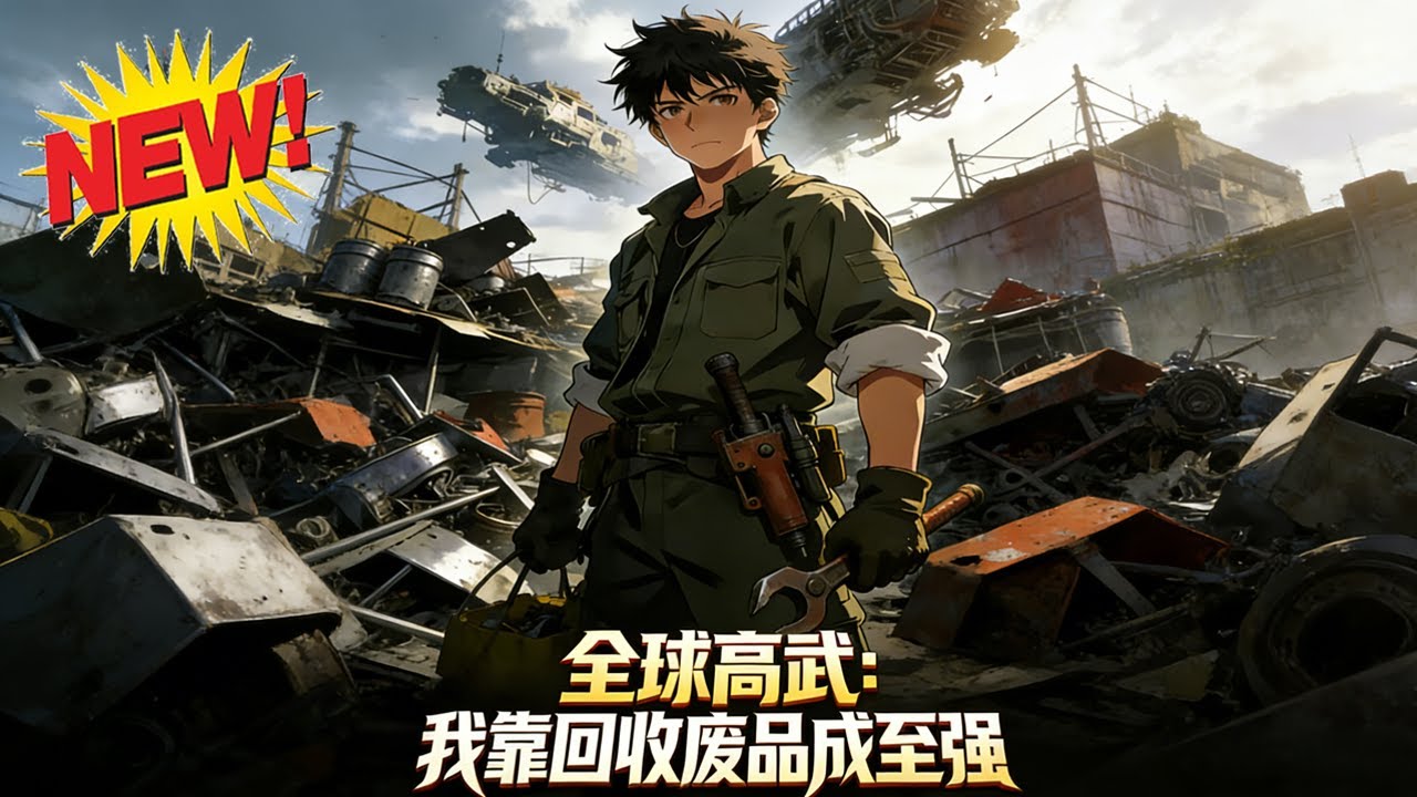 ⚡【新番速递】《全球高武：我靠回收废品成至强》废品回收员沈墨激活万相熔炉系统，废品炼能量解析功法，周旋两派促双界和平！#玄幻 #系统 #逆袭 #爱看动漫