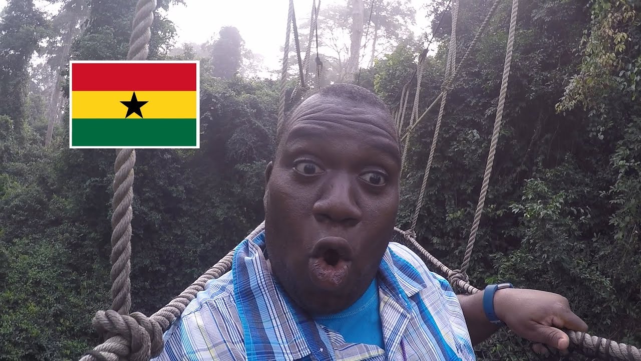 An American visits Nzulazu in Ghana
