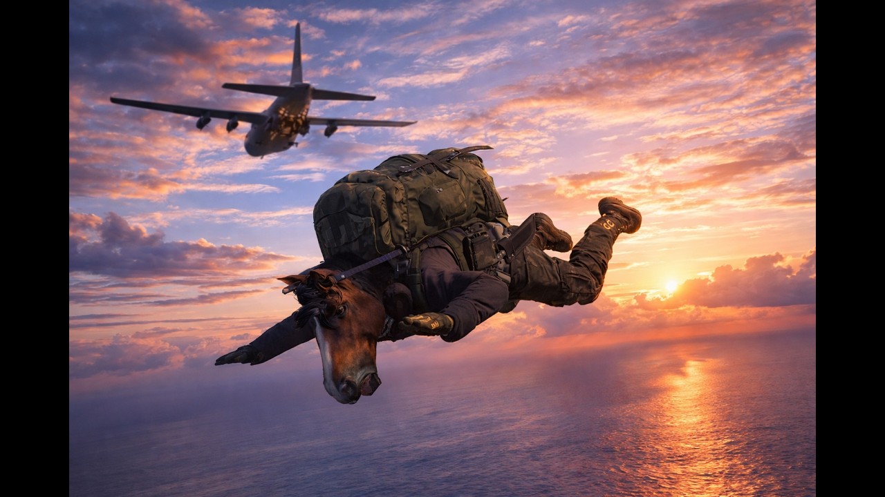 SCUM - Horsing around at 120 000 feet (no parachute)