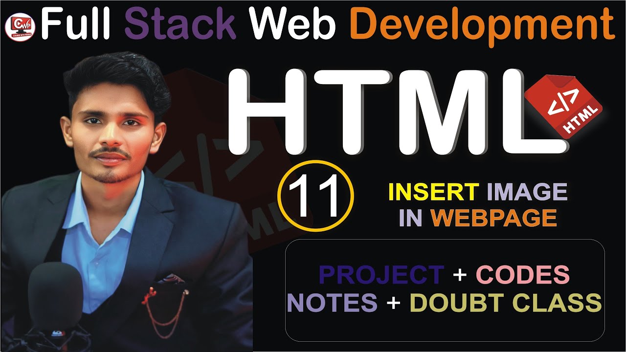 Full Stack Web Development Course in Hindi 🇮🇳 | Day 11 📅 | Inserting Image in HTML