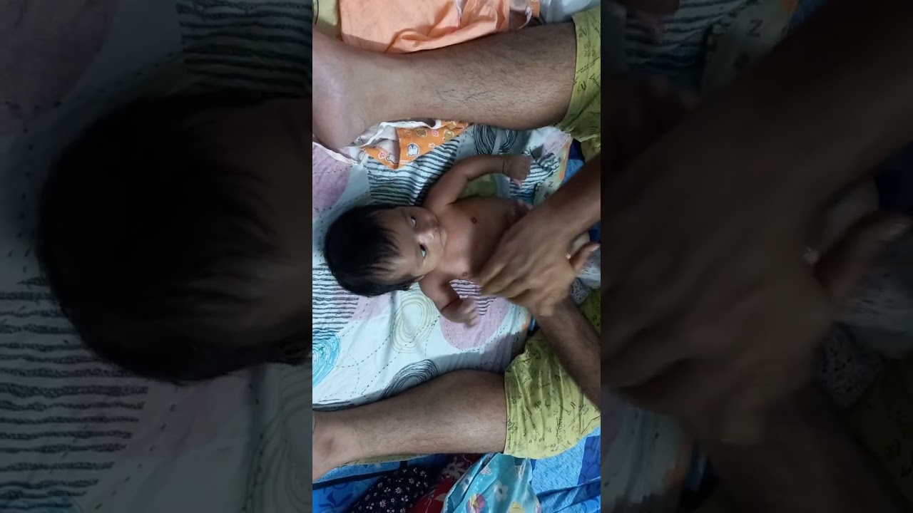 Message to relieve  from gas and stomach pain of newborn