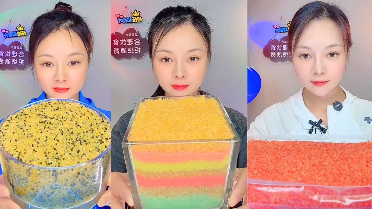 Colorful Fish Roe Eating ASMR | Soft Crunch Seafood Mukbang Colorful #74