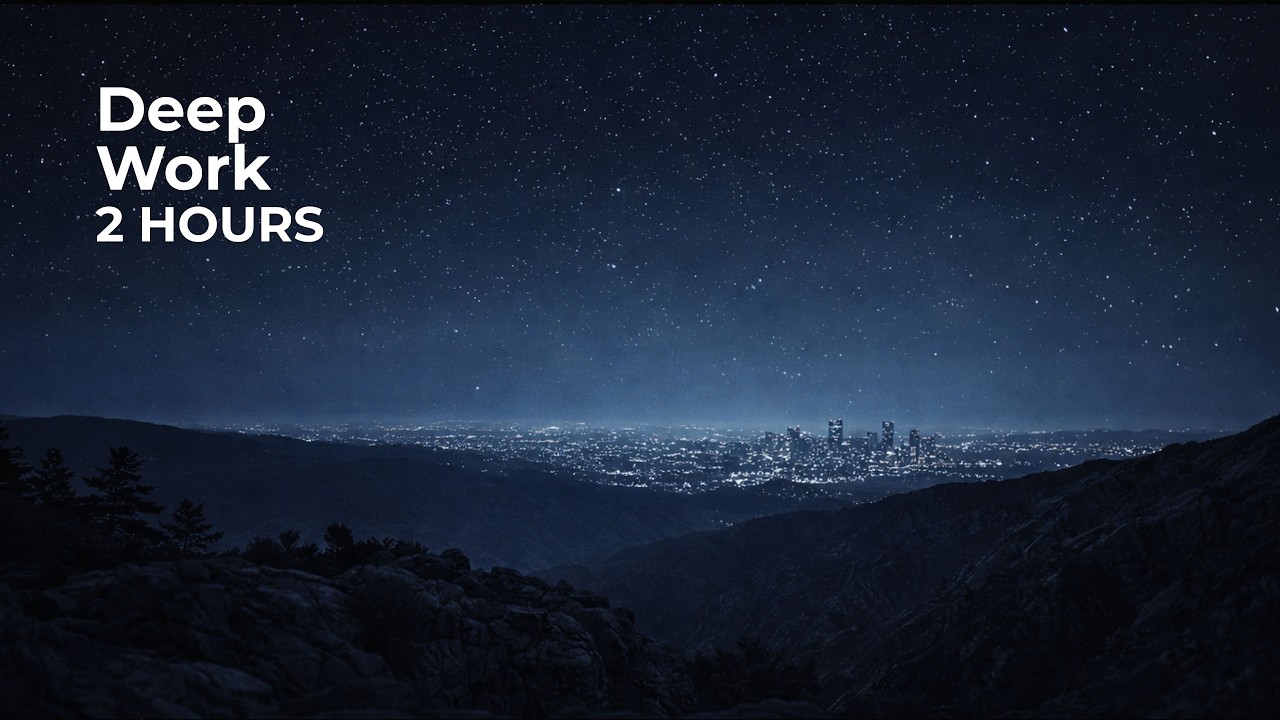 Deep Work Soundscape – 2 Hours – Quiet Ambient for Reading & Focus