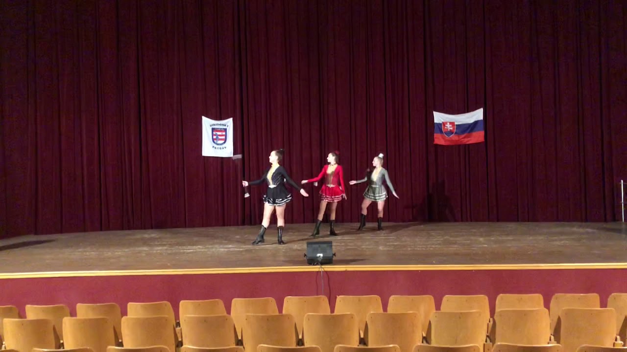 Diridonky Prešov - trio senior baton