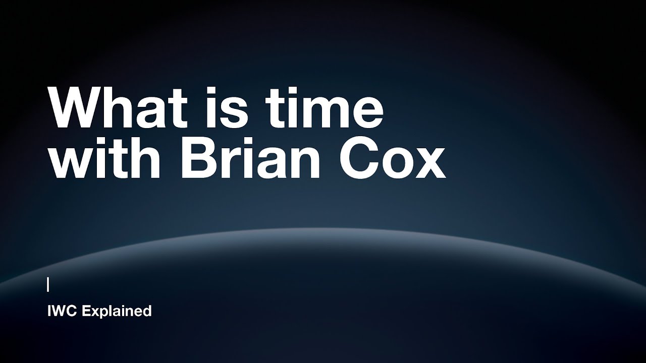 What is time? Prof. Brian Cox takes a look at his wrist.