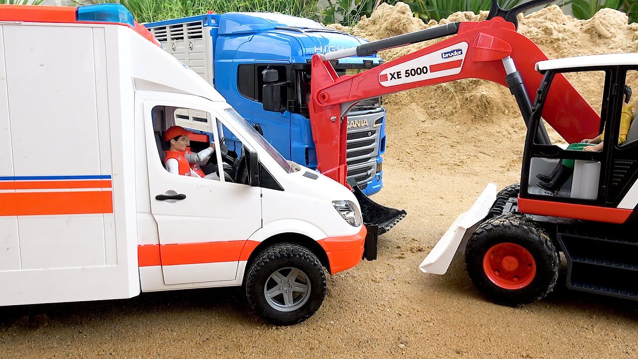 건설 차량 및 장난감 구조 차량에 대한 재미있는 이야기