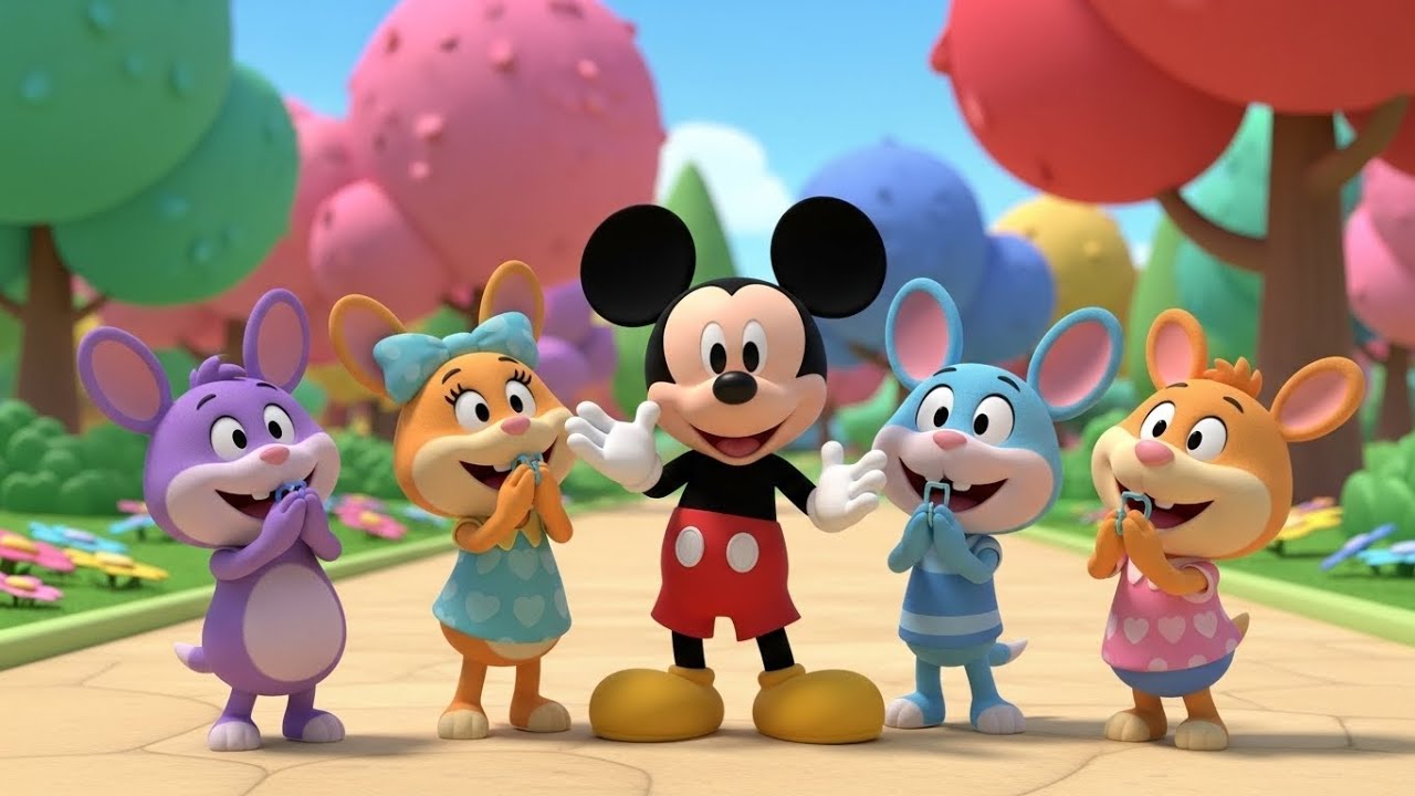 Mickey Mouse Assobiou com os Pássaros no Campo | Rimas e Canções Infantis
