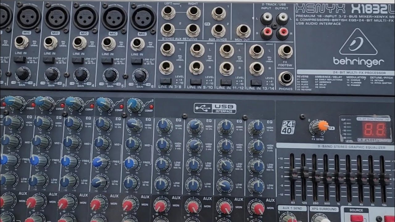 Conserto Mesa de Som Behringer Xenyx X1832USB Defeito na fonte interna SMPSU22 Diagrama Esquemático