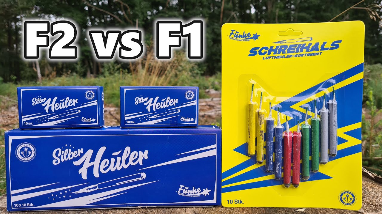 Funke Luftheuler F1 vs F2  [Schreihals Blister] | JJFireworks