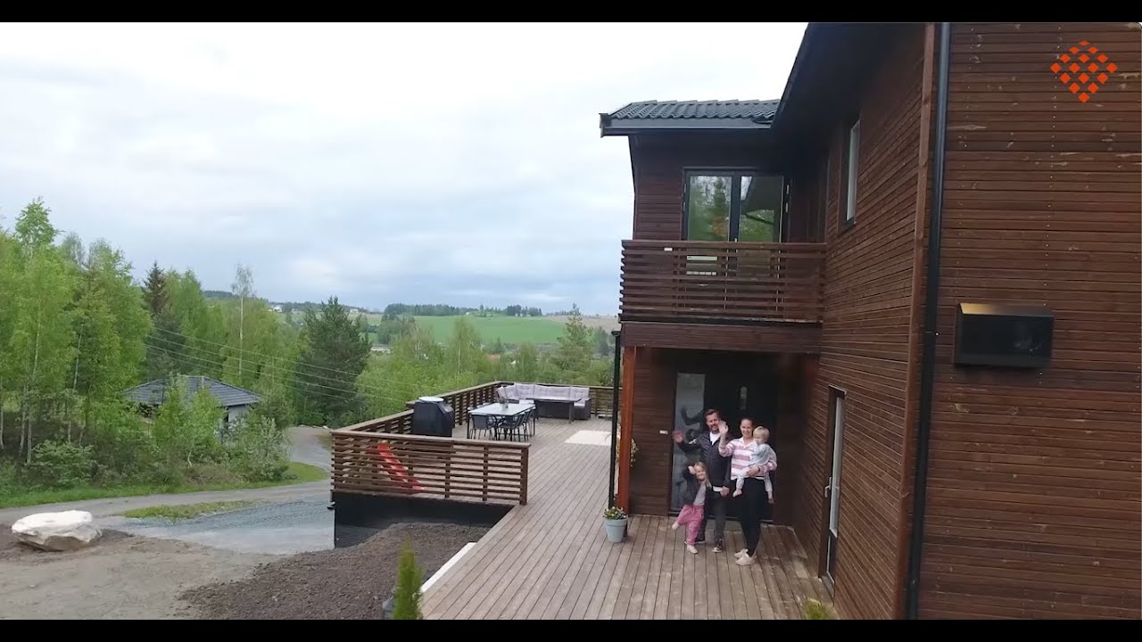 Familien Gjestvang bygget hus med Systemhus