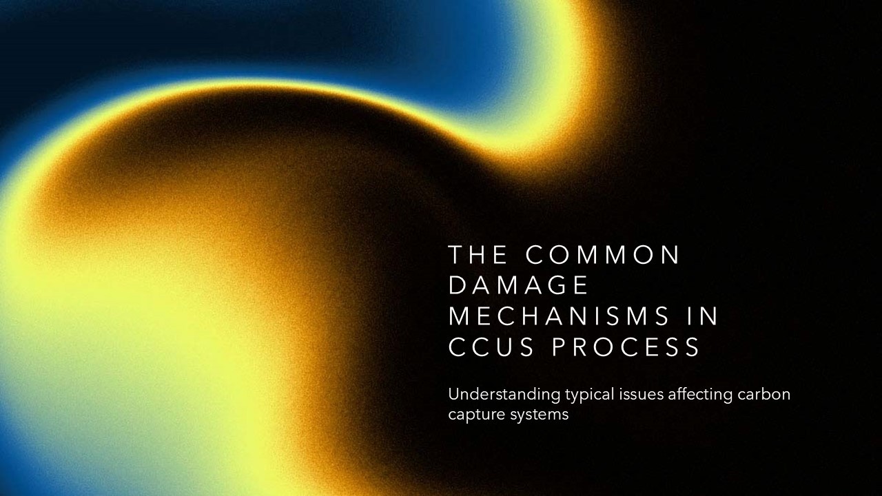 The Common Damage Mechanisms in CCUS Process - Understanding typical issues affecting carbon capture
