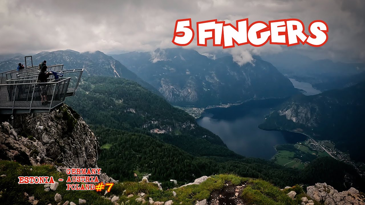 Five fingers: we almost touched the sky! #5fingers #hallstatt